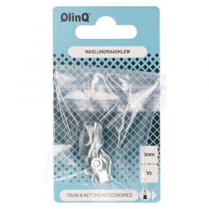 QlinQ waslijndraadklem 3 mm verzinkt set 2 stuks 1095876