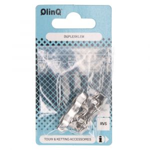 QlinQ duplexstaaldraadklem 3 mm RVS 1095883