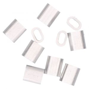 QlinQ persklem 2 mm aluminium set 10 stuks 1095887