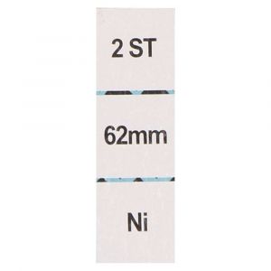 QlinQ koordhouder 62 mm vernikkeld set 2 stuks 1095923