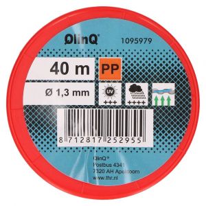 QlinQ multikoord PP 1.3 mm gedraaid rood of wit 40 m rol 1095979