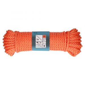 QlinQ koord PP 8 mm gedraaid oranje ISO 1346 30 m rol 1095989