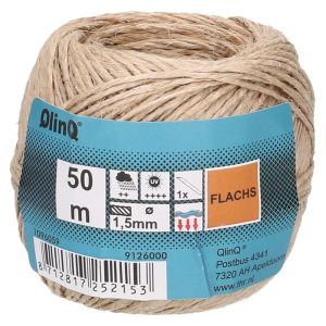 QlinQ bindtouw vlas 1.5 mm 50 m rol 1096059