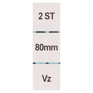 QlinQ koordhouder 80 mm verzinkt set 2 stuks 1096077