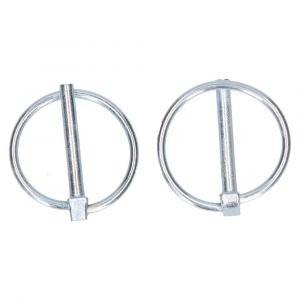 QlinQ borgpen met ring 4.5 mm verzinkt set 2 stuks 1096084