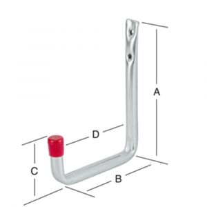 QlinQ wandhaak 120x80x41 mm verzinkt 1104238