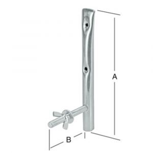 QlinQ wandhaak winterband 197x102 mm verzinkt 1104261