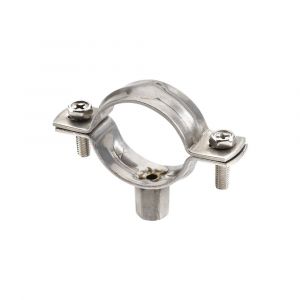 Index AB-RE buisklem aansluiting M8-M10 gesloten buisdiameter 40 mm RVS A2 IXABREA2040