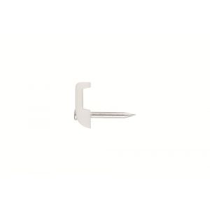 Index GR-NY BL kabelclip nagel wit voor platte kabel 2x0.7 mm nylon blister IXBZGRB001