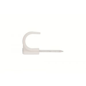 Index GR-NY BL kabelclip met nagel wit 2x4 mm nylon IXGRBL100