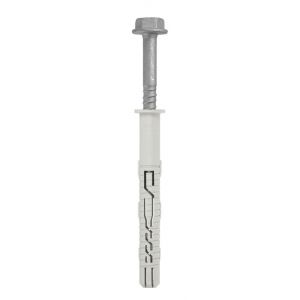 Klimas KPR-FAST-K kozijnplug nylon 12x 80 mm zeskant SW 13-Torx T 40 verzinkt ETA KLKPRFAST12080K