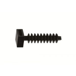 Index TACOBRI N plug voor ondersteuning kabelbinder zwart diameter 8 mm nylon IXTACOBRINE8