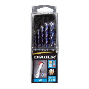 Diager set Solo 5 stuks universeel Multi 4-5-6-8-10 mm 14400056