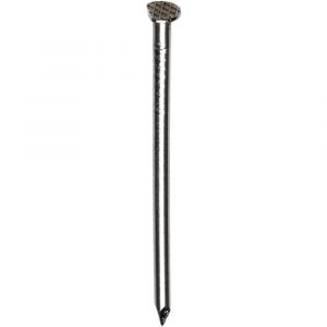 HJZ nagel 2.4x40 mm platte geruite kop RVS A2 1 kg 86941752