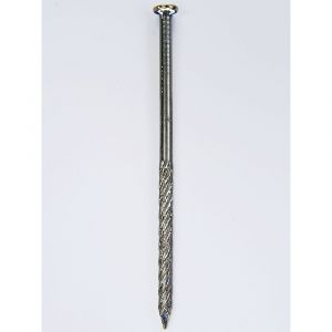 HJZ schroefnagel 3.9x80 mm platte geruite kop RVS A2 86945311