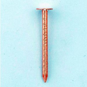 HJZ asfaltnagel gekartelde schacht 2.8x25 mm plattekop roodkoper 1 kg 88330279