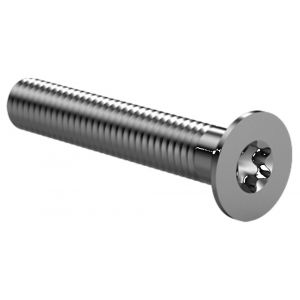 Steelies Ultimate metaalschroef DIN 965 M6x12 mm Torx T 30 platverzonken kop PVK RVS A2 4B600600121