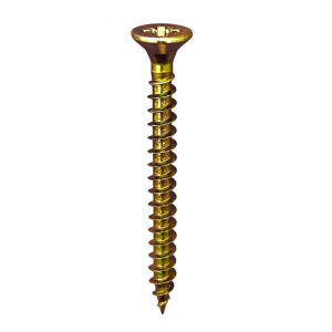Steelies Ultimate Basic spaanplaatschroef 5,0x50/30 mm Torx T 25 geelverzinkt C3060500501