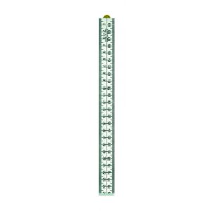 Schuil duimstok kunststof wit 1 m mm-cm 4 delen 8624
