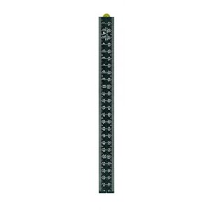 Schuil duimstok kunststof zwart 1 m mm-cm 4 delen 8625