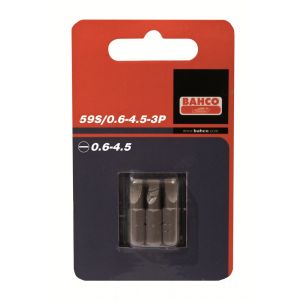 Bahco 59S/ 3P bit zaagsnede 1/4 inch 25 mm 1.6-10 inch 3 delig 59S/1.6-10-3P