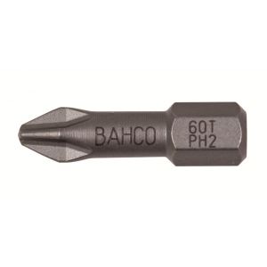 Bahco 60T/PH bit 1/4 inch 25 mm Phillips PH 2 torsie 10 delig 60T/PH2