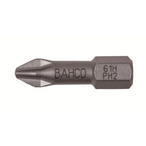 Bahco 61H/PH bit 1/4 inch gehard 25 mm Phillips PH 1 5 delig 61H/PH1