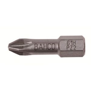 Bahco 61H/PZ bit 1/4 inch 25 mm Pozidriv PZ 3 gehard 5 delig 61H/PZ3