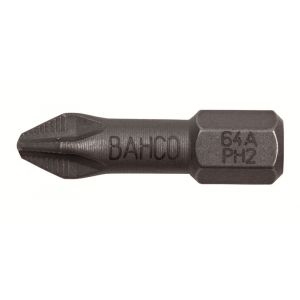 Bahco 64A/PH bit 1/4 inch 25 mm Phillips PH 2 ACR 10 delig 64A/PH2