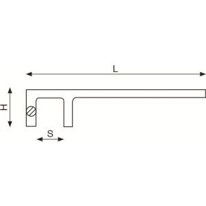 Bahco NS204 vonkvrije klepwielspanner handwielsleutel AL-BR aluminium brons 30 mm NS204-30