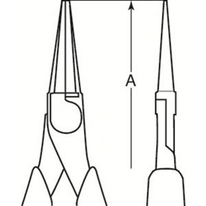 Bahco NS405 vonkvrije rondbektang AL-BR aluminium brons 160 mm NS405-160