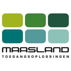 Maasland 2002SG noodschakelaar groen dubbelpolig met afdekraam
