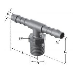 Norma slangverbinder koppeling Normaplast TES 4 1/8 inch NPT 7208917004