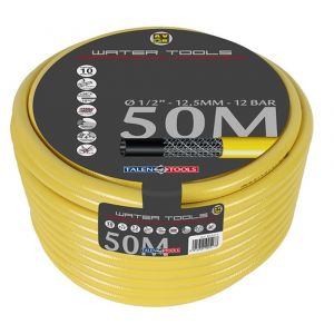 Talen Tools getricoteerde gele slang High Twist Resistant System 1/2 inch 50 m RS4271