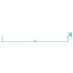 GebuVolco 074 draadeind DIN 975 M4x1000 mm 4.8 gegalvaniseerd 074.00004.1020
