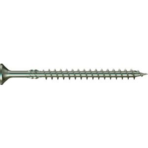 Silvermate 816 spaanplaatschroef platkop deeldraad 4.5x100/65 mm Torx TX 20 staal gehard verzinkt 816.45100.1022