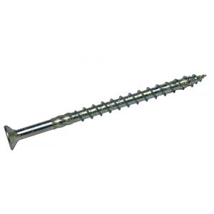 QZ 819 houtbouwschroef platkop 8.0x380/100 mm Torx TX 40 staal gehard verzinkt 819.80380.1013