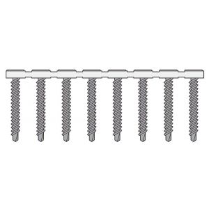 QZ 836 bandschroef zelfborend trompetkop 3.5x35 mm Phillips PH 2 staal gehard gefosfateerd grijs 836.35035.1430