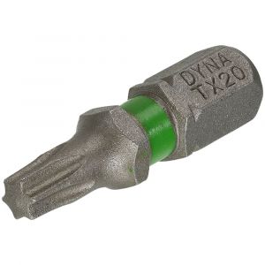 Dynaplus schroefbit 25 mm Torx TX 20 groen blister 10 stuks 8938.00.10020