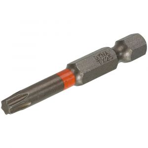 Dynaplus schroefbit 50 mm Torx TX 25 oranje blister 5 stuks 8938.00.20025