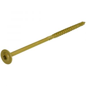 Dynaplus houtbouwschroef AR-coating C4 bronze tellerkop TK met snijpunt Torx TX 30 6.0x50 mm 100 stuks 0286.08.49901