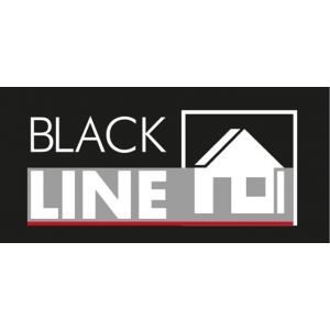 Blackline slotbout met moer en sluitring HCP zwart M8x100 mm blister 5 stuks 6901.11.18100