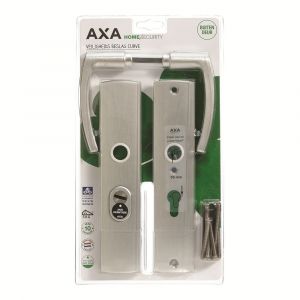 AXA Curve Plus veiligheidsbeslag kruk Blok PC 55 anti-kerntrek 6665-10-11/BL55
