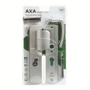 AXA Curve Plus veiligheidsbeslag D-duwer met Blok PC 55 anti-kerntrek 6665-35-11/BL55