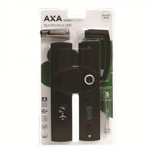 AXA Curve Plus veiligheidsbeslag S-knop met Blok PC 72 anti-kerntrek 6665-51-18/BL72