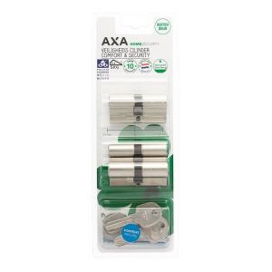 AXA dubbele veiligheidscilinder set 3 stuks gelijksluitend Comfort Security 30-30 7231-00-08/BL3
