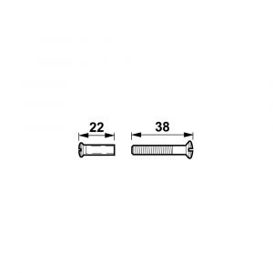 AXA set patentbout en bus set 2 stuks 6051-95-37