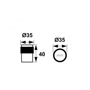 AXA deurstopper FS35 6900-03-81/E