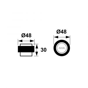 AXA deurstopper FS48 6900-05-81/E