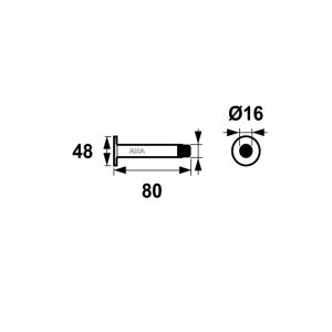 AXA deurstopper WS16 6900-06-81/E